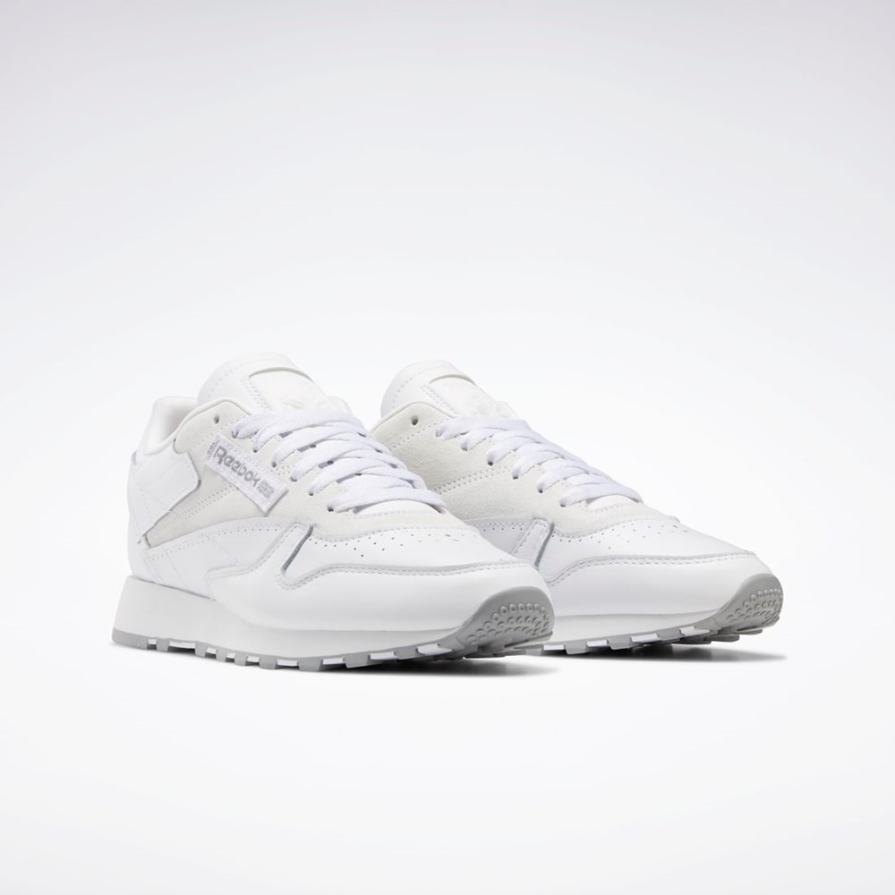 Reebok Classic Leather Make It Yours Shoes Albi Gri | 0451962-JP