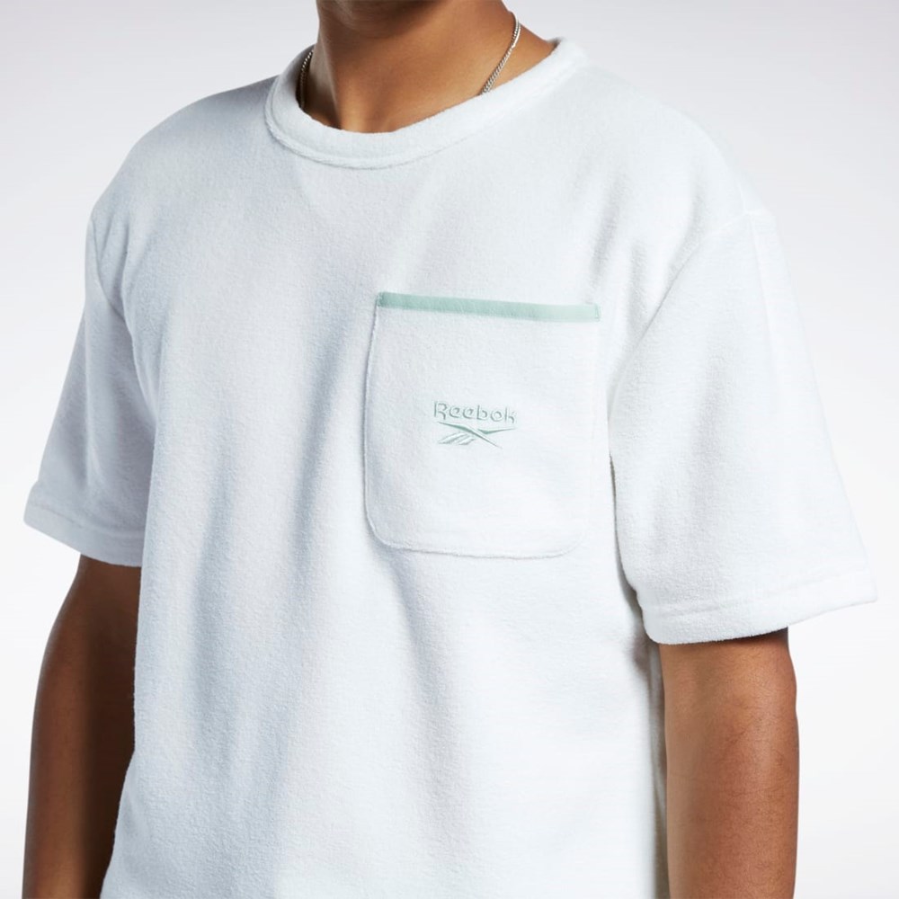 Reebok Classics Terry T-Shirt Chalk | 9310475-VC