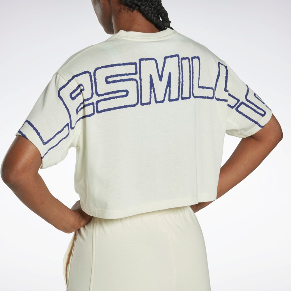 Reebok Les Mills® Crop T-Shirt Albi | 2876359-ZU