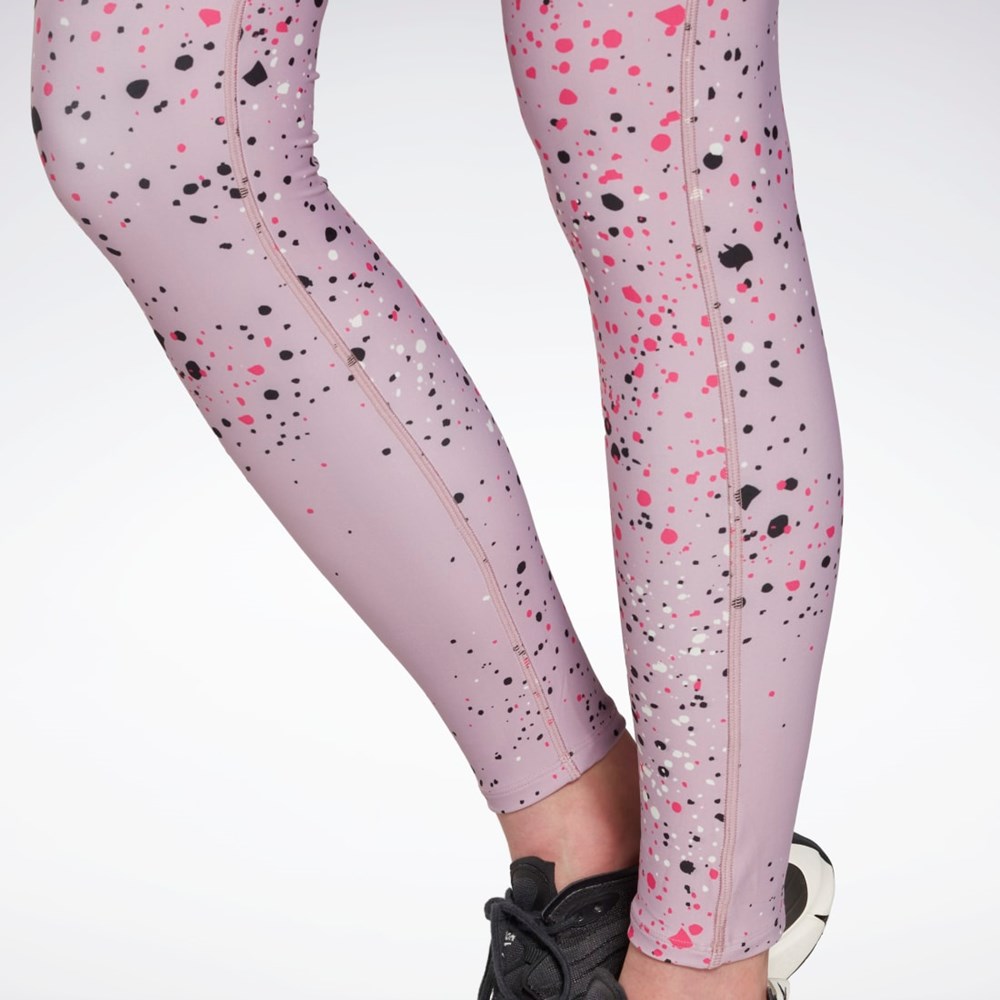 Reebok Lux 2.0 Multi-Colored Speckle Leggings Infused Lilac | 6803249-UX