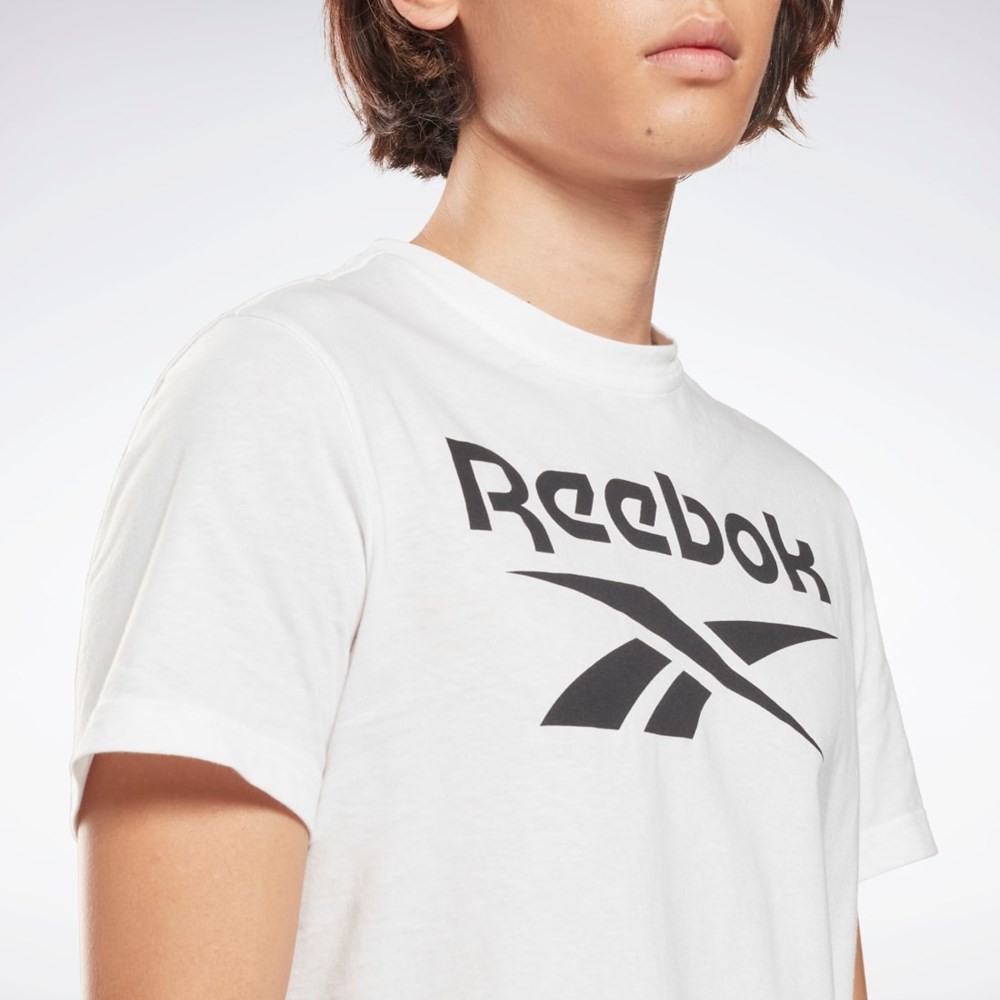 Reebok Reebok Identity Big Logo T-Shirt Albi | 8142975-MI