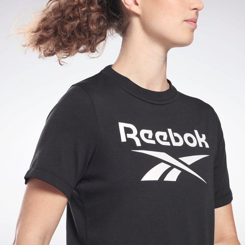 Reebok Reebok Identity T-Shirt Negrii | 7380469-TP