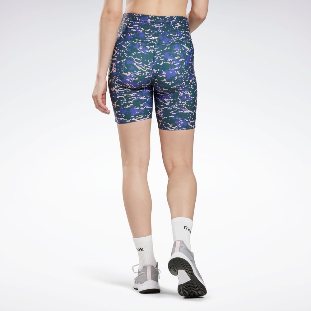 Reebok Speckle Modern Safari Legging Shorts Verzi | 6958742-YO