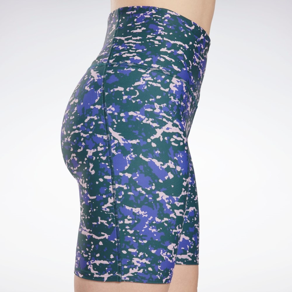 Reebok Speckle Modern Safari Legging Shorts Verzi | 6958742-YO