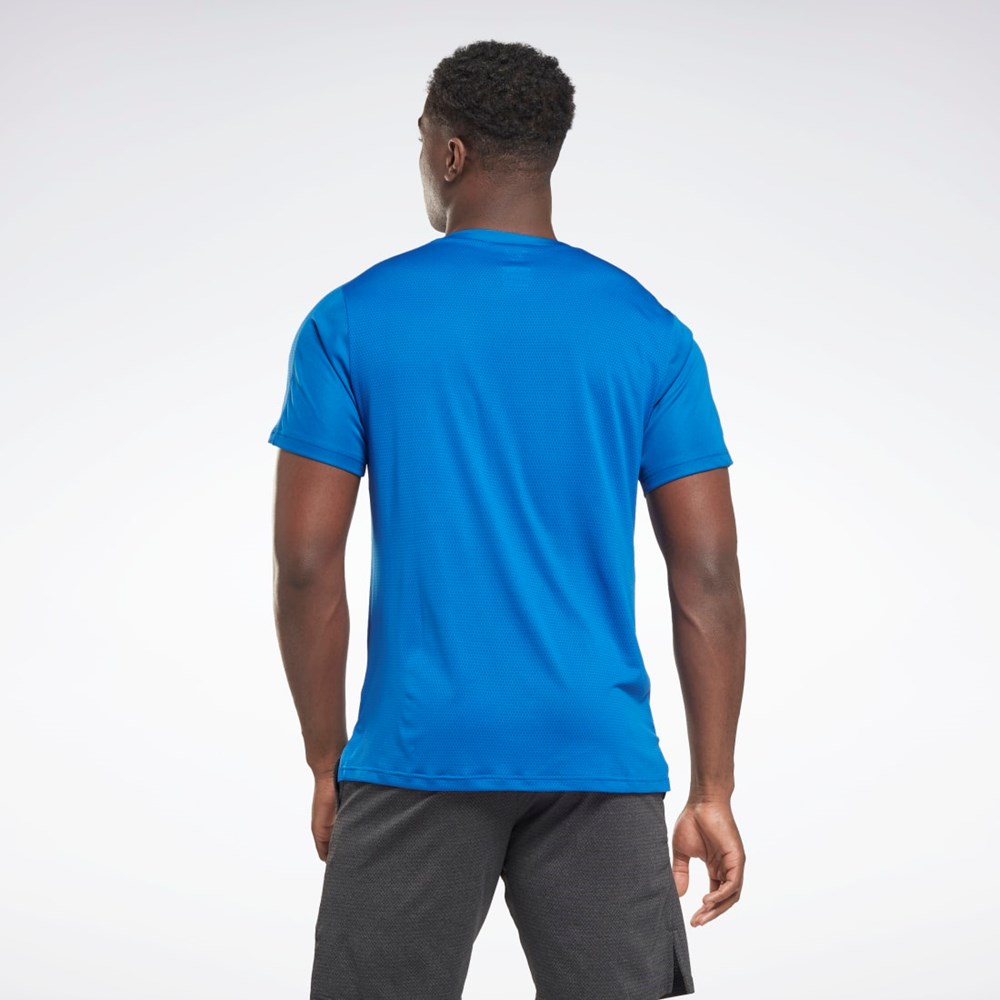Reebok Workout Ready Tech T-Shirt Albastri | 0967518-HI