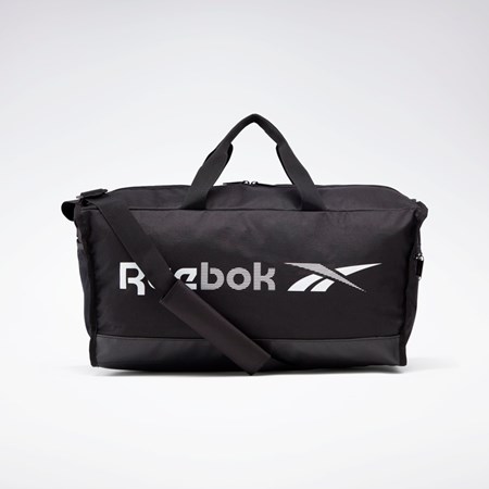 Reebok Antrenament Essentials Duffel Bag Medium Negrii Albi | 4175820-JS