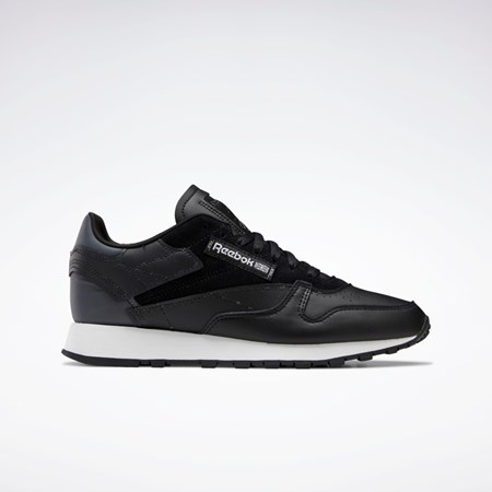 Reebok Classic Leather Make It Yours Shoes Negrii Gri Albi | 0196832-YS