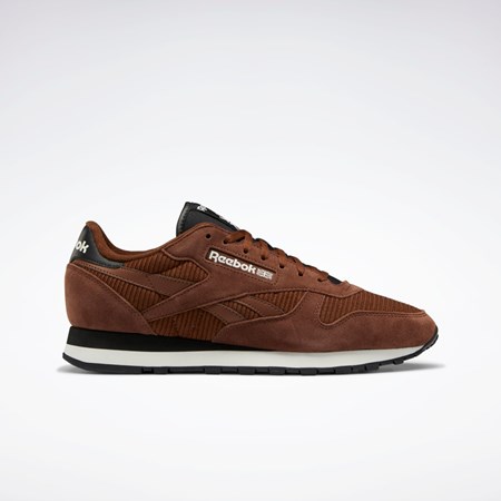 Reebok Classic Leather Shoes Maro Negrii | 0839517-MB