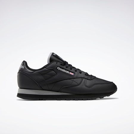 Reebok Classic Leather Shoes Negrii Gri Negrii | 1305847-BY