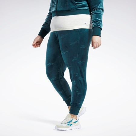 Reebok Classics Energy Q4 Velour Pants (Plus Size) Verzi | 7914280-OU