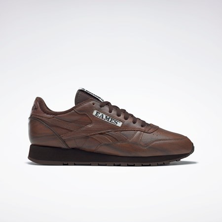 Reebok Eames Classic Leather Shoes Maro Inchis Maro Inchis Maro Inchis | 6501932-FQ