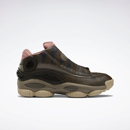 Reebok Jurassic World The Answer DMX Basketball Shoes Stone / Cliff Stone / Parched Earth | 8601234-CL