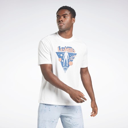 Reebok Les Mills® Oversized Grafice T-Shirt Albi | 9542081-MP