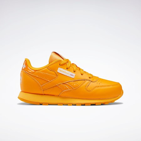 Reebok Popsicle Classic Leather Shoes - Preschool Semi Fire Spark / Semi Fire Spark / Semi Fire Spark | 7021396-KL