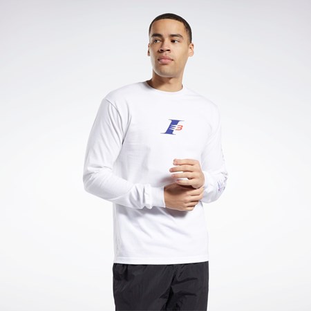 Reebok QT Iverson The Crossover Long Sleeve Crew T-Shirt Multi | 5498720-HE