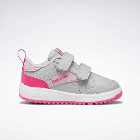 Reebok Weebok Clasp Low Shoes - Toddler Gri Roz | 5827461-MH